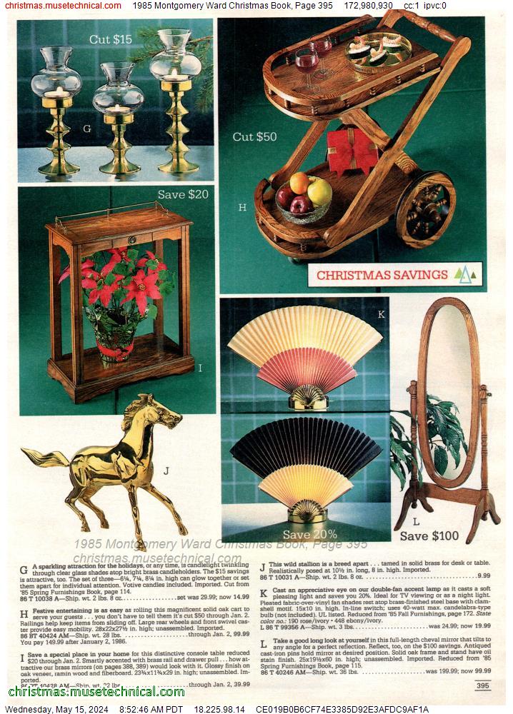 1985 Montgomery Ward Christmas Book, Page 395