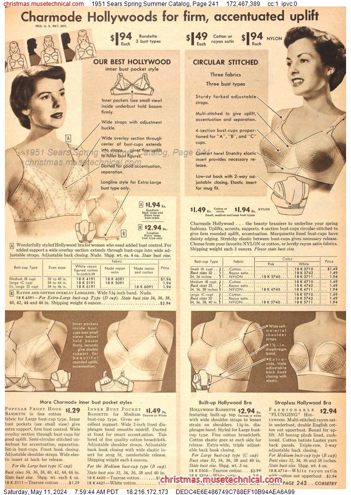 1951 Sears Spring Summer Catalog, Page 241