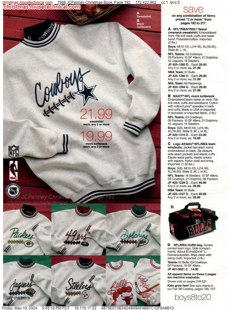 1998 JCPenney Christmas Book, Page 192