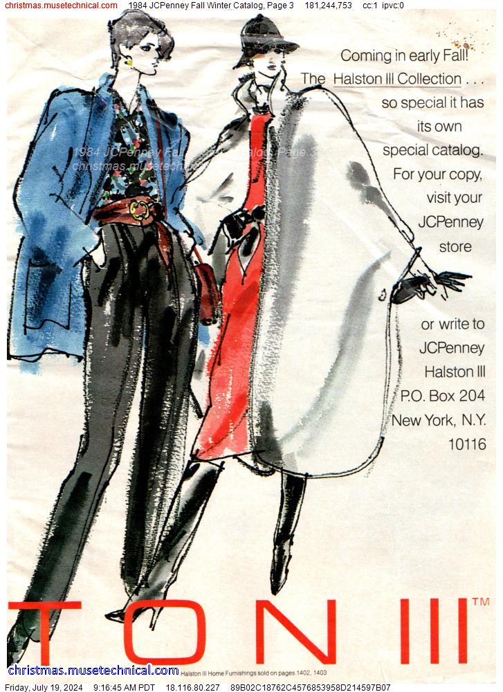 1984 JCPenney Fall Winter Catalog, Page 3