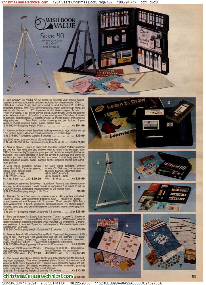 1984 Sears Christmas Book, Page 487