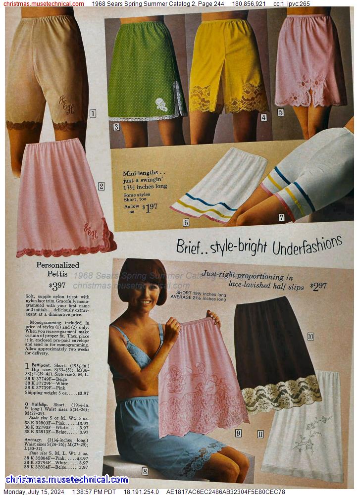 1968 Sears Spring Summer Catalog 2, Page 244