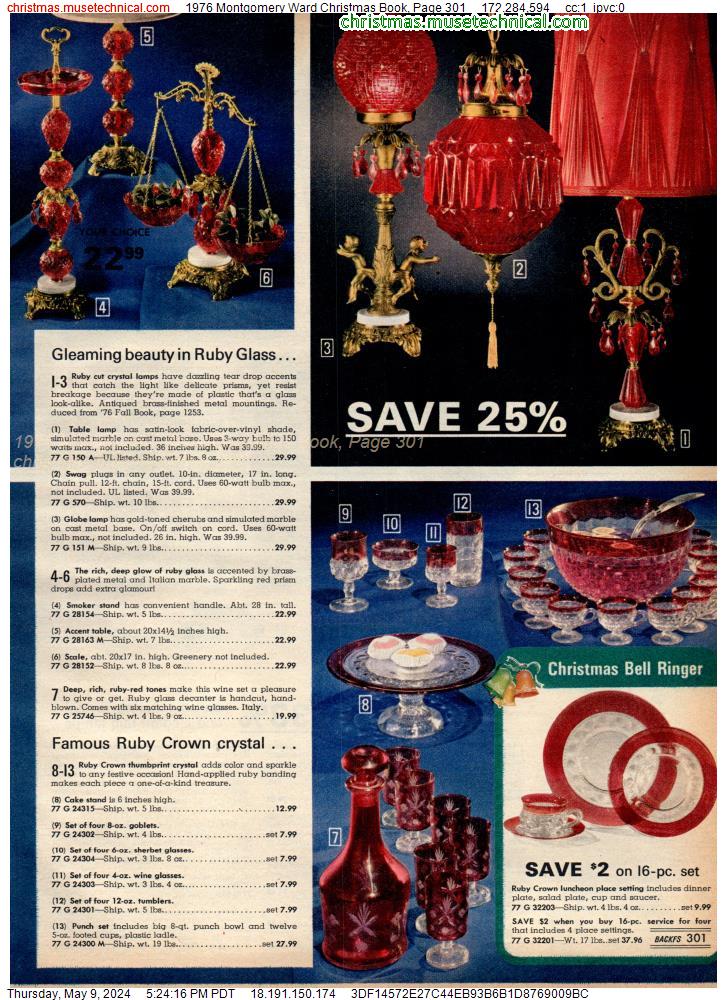 1976 Montgomery Ward Christmas Book, Page 301