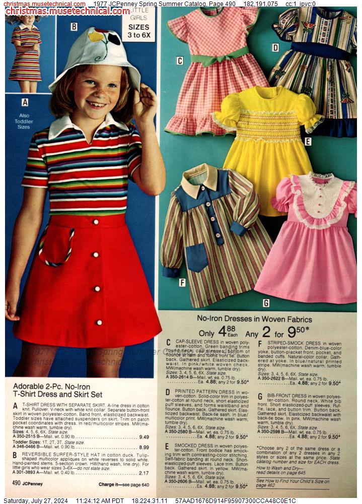1977 JCPenney Spring Summer Catalog, Page 490