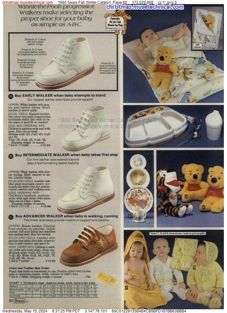 1980 Sears Fall Winter Catalog, Page 80