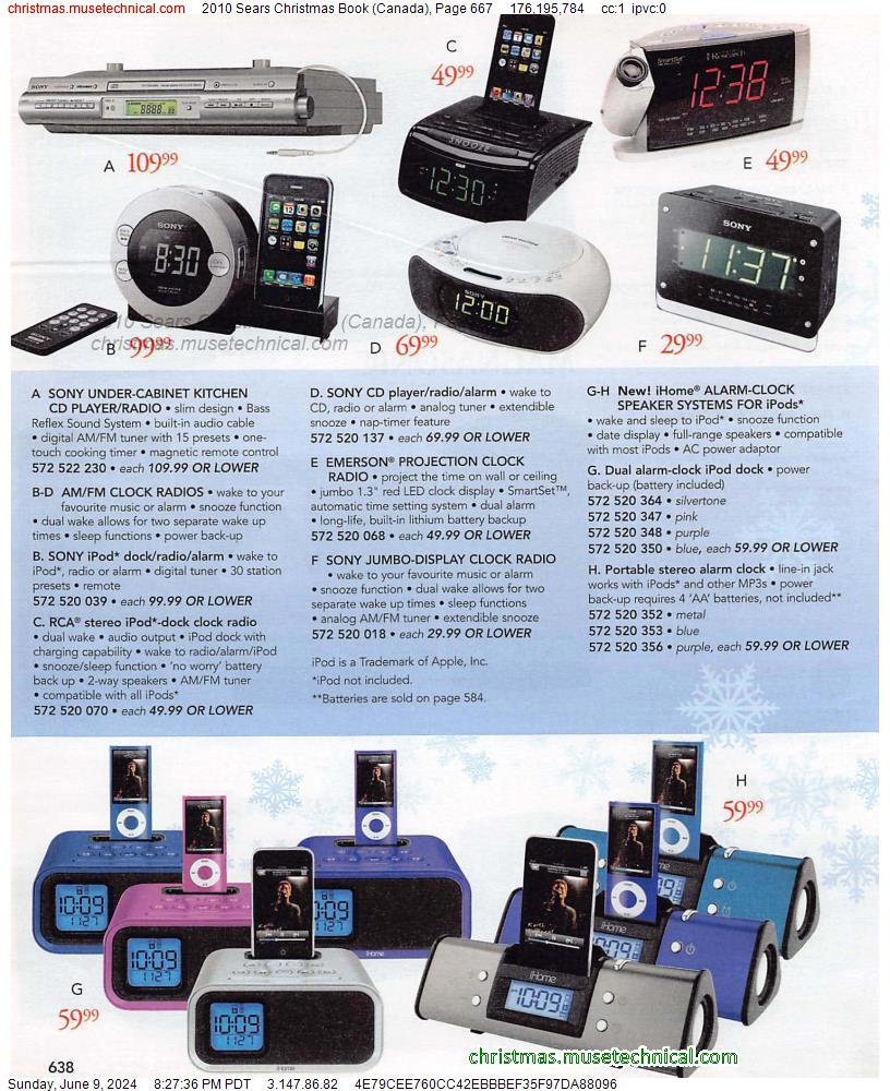 2010 Sears Christmas Book (Canada), Page 667