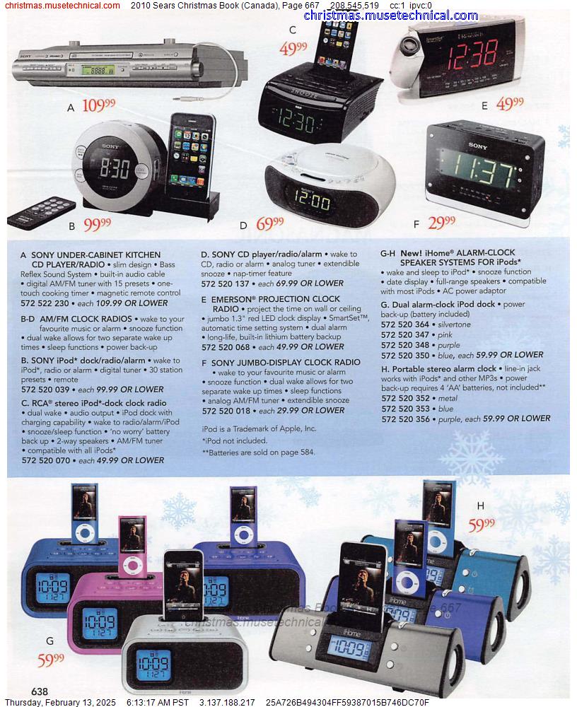 2010 Sears Christmas Book (Canada), Page 667