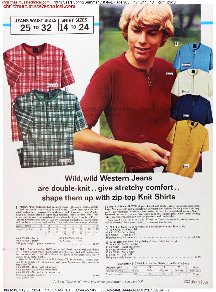 1973 Sears Spring Summer Catalog, Page 365