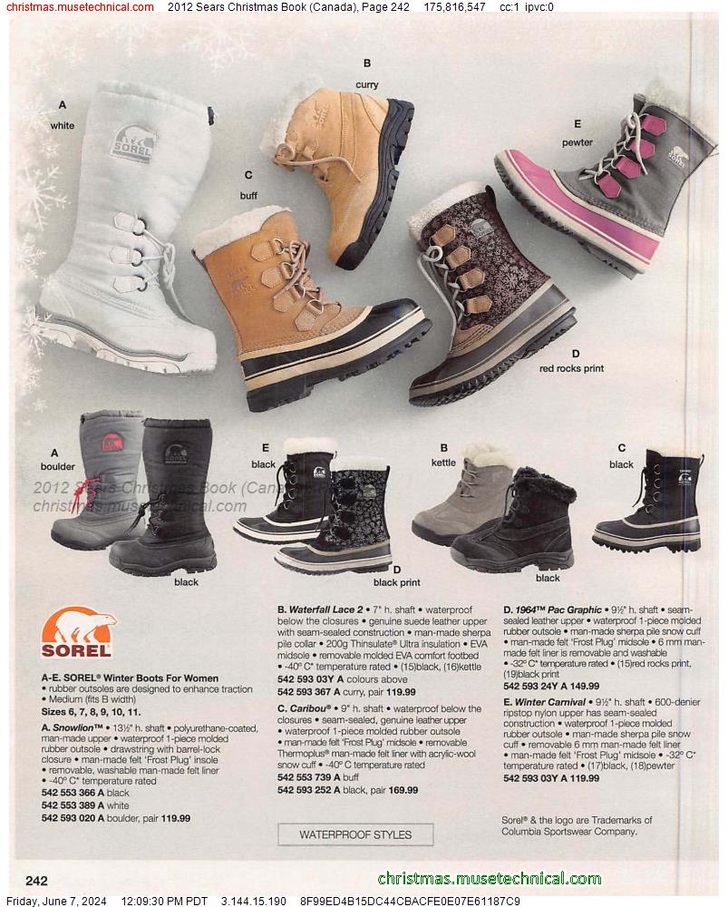 2012 Sears Christmas Book (Canada), Page 242