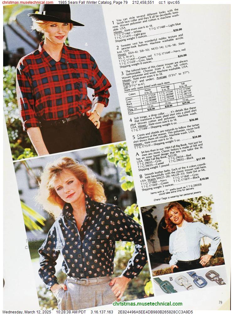 1985 Sears Fall Winter Catalog, Page 79