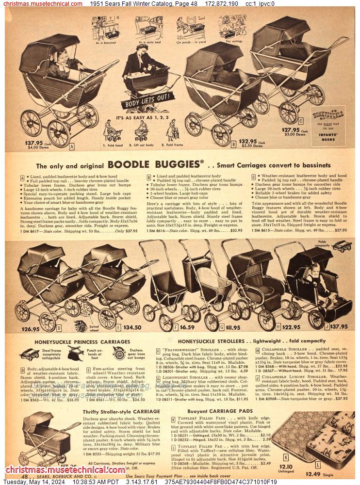 1951 Sears Fall Winter Catalog, Page 48