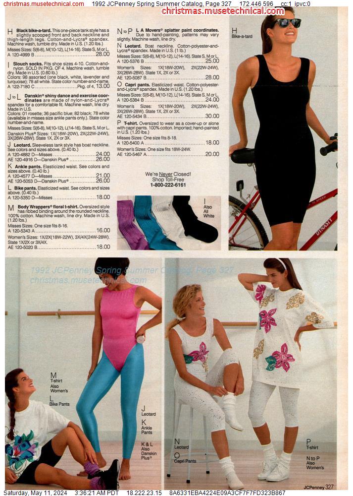 1992 JCPenney Spring Summer Catalog, Page 327