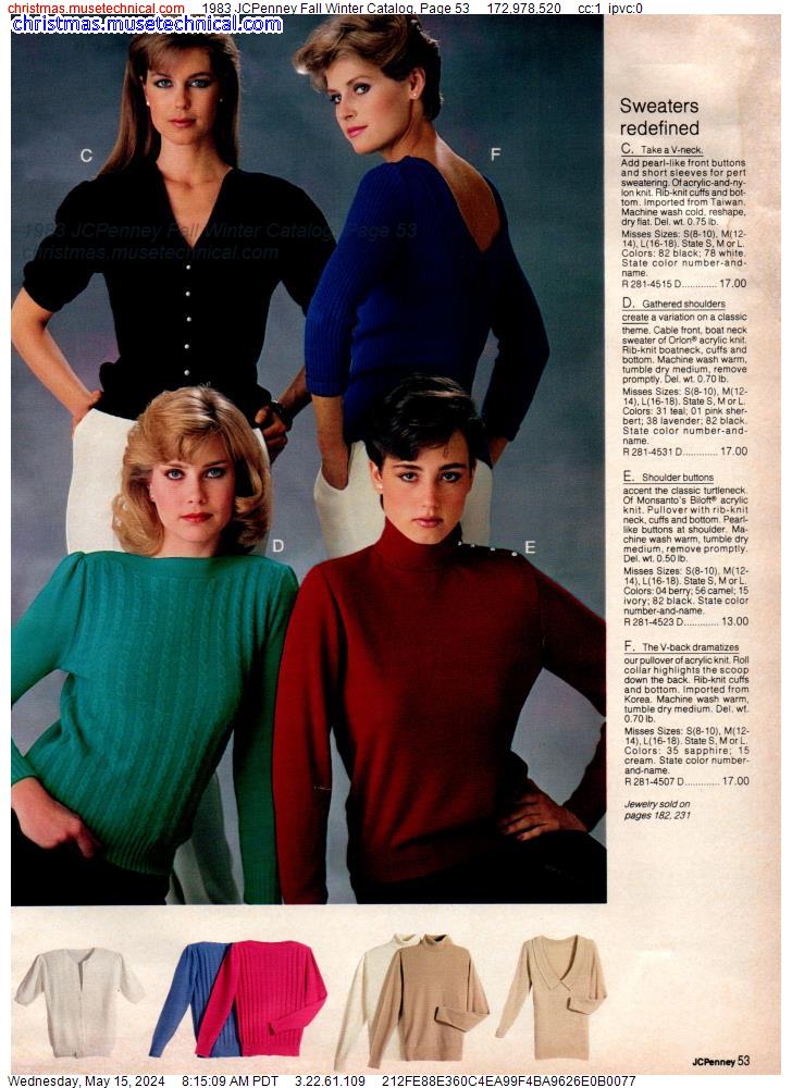 1983 JCPenney Fall Winter Catalog, Page 53