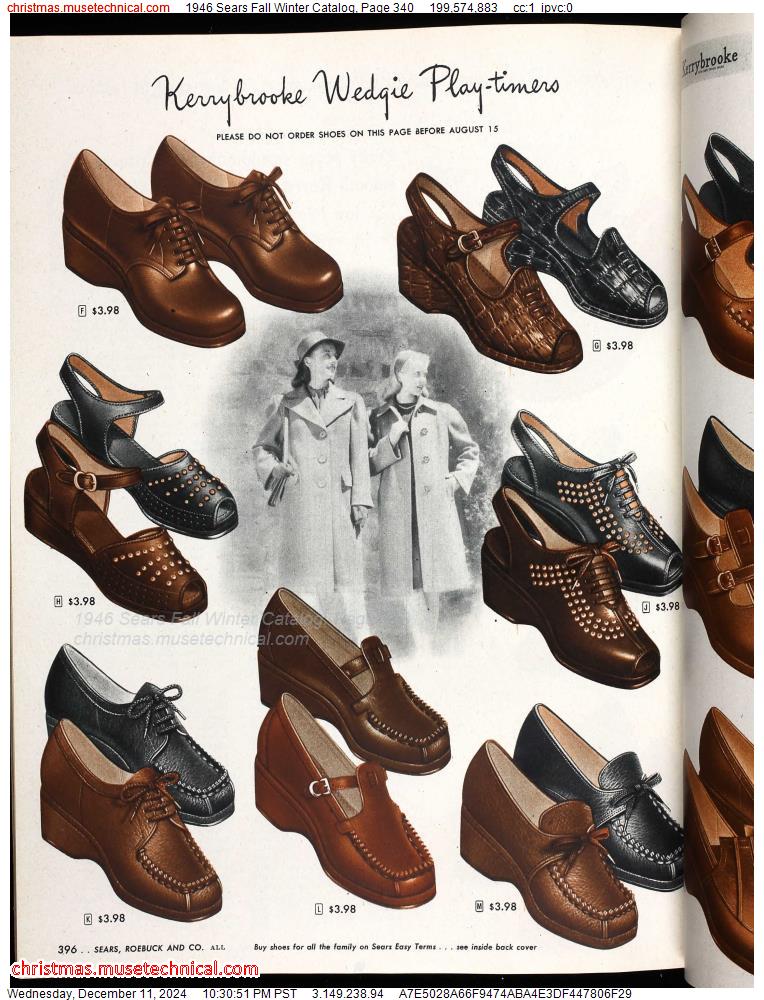 1946 Sears Fall Winter Catalog, Page 340