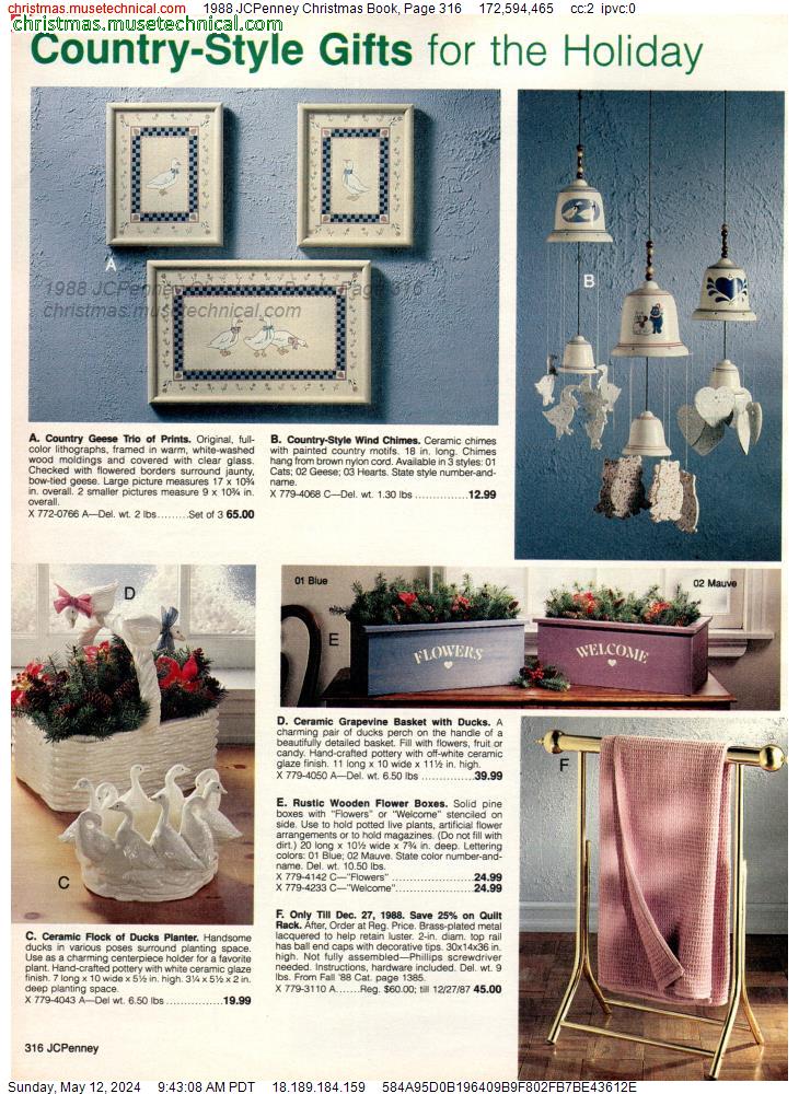1988 JCPenney Christmas Book, Page 316