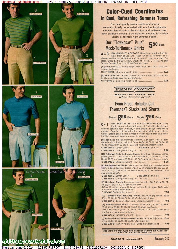 1969 JCPenney Summer Catalog, Page 145