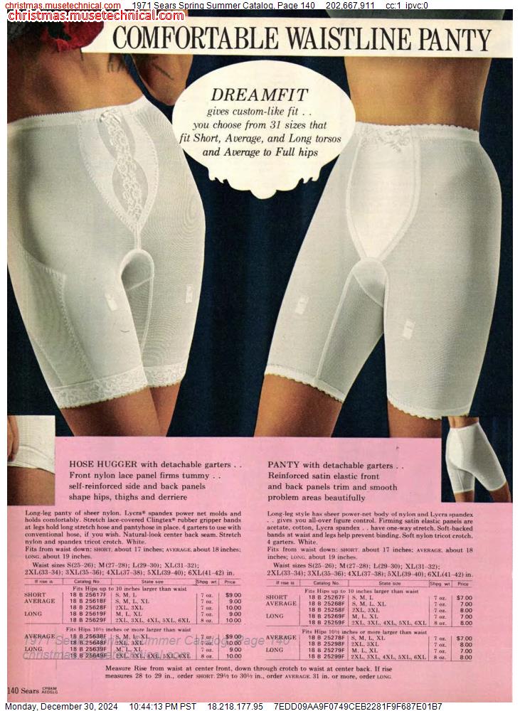 1971 Sears Spring Summer Catalog, Page 140