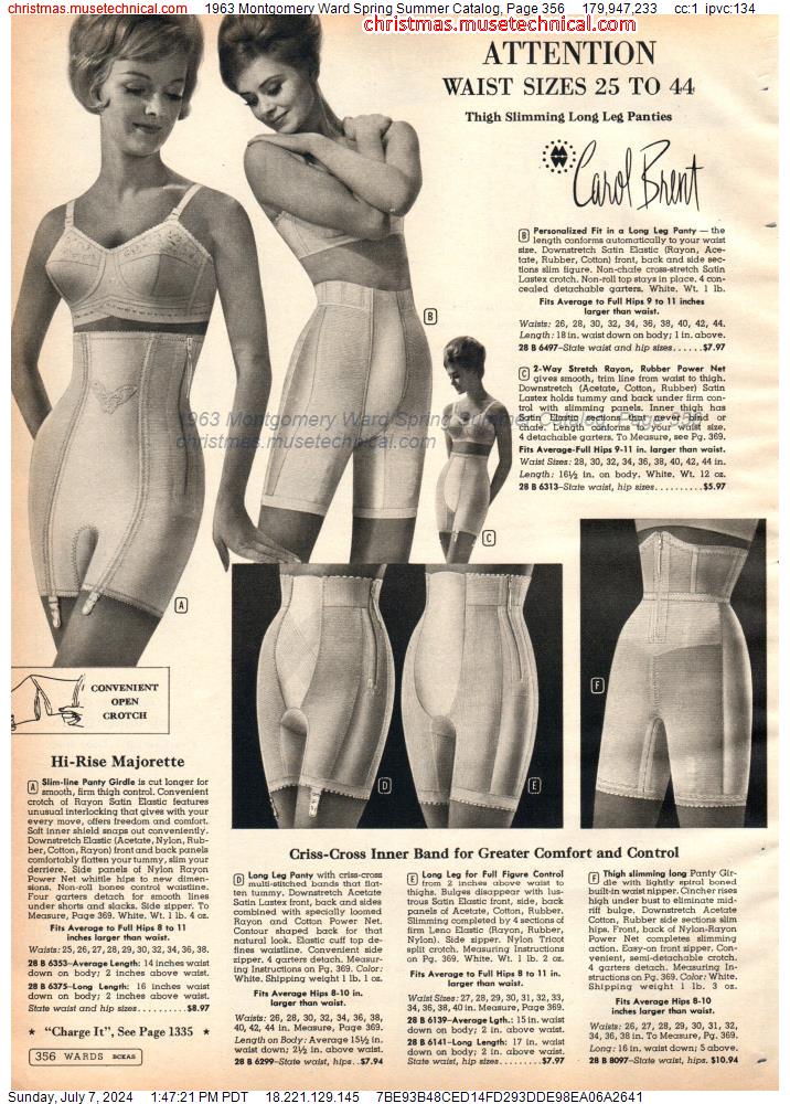 1963 Montgomery Ward Spring Summer Catalog, Page 356