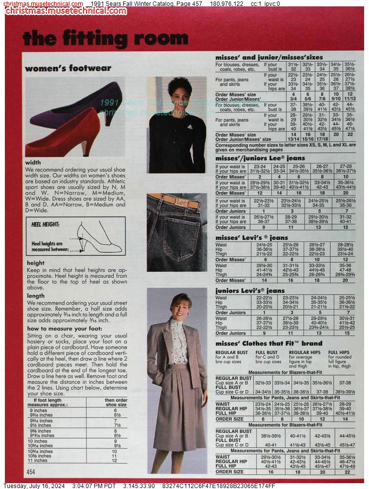 1991 Sears Fall Winter Catalog, Page 457