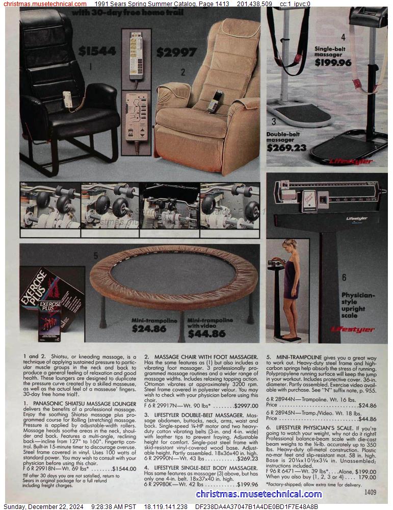 1991 Sears Spring Summer Catalog, Page 1413