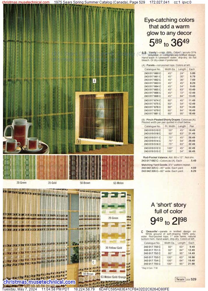 1975 Sears Spring Summer Catalog (Canada), Page 529