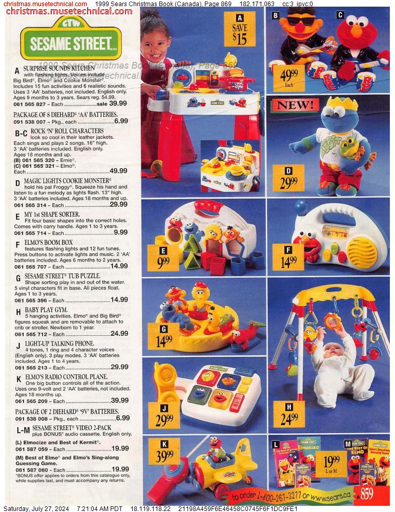 1999 Sears Christmas Book (Canada), Page 869