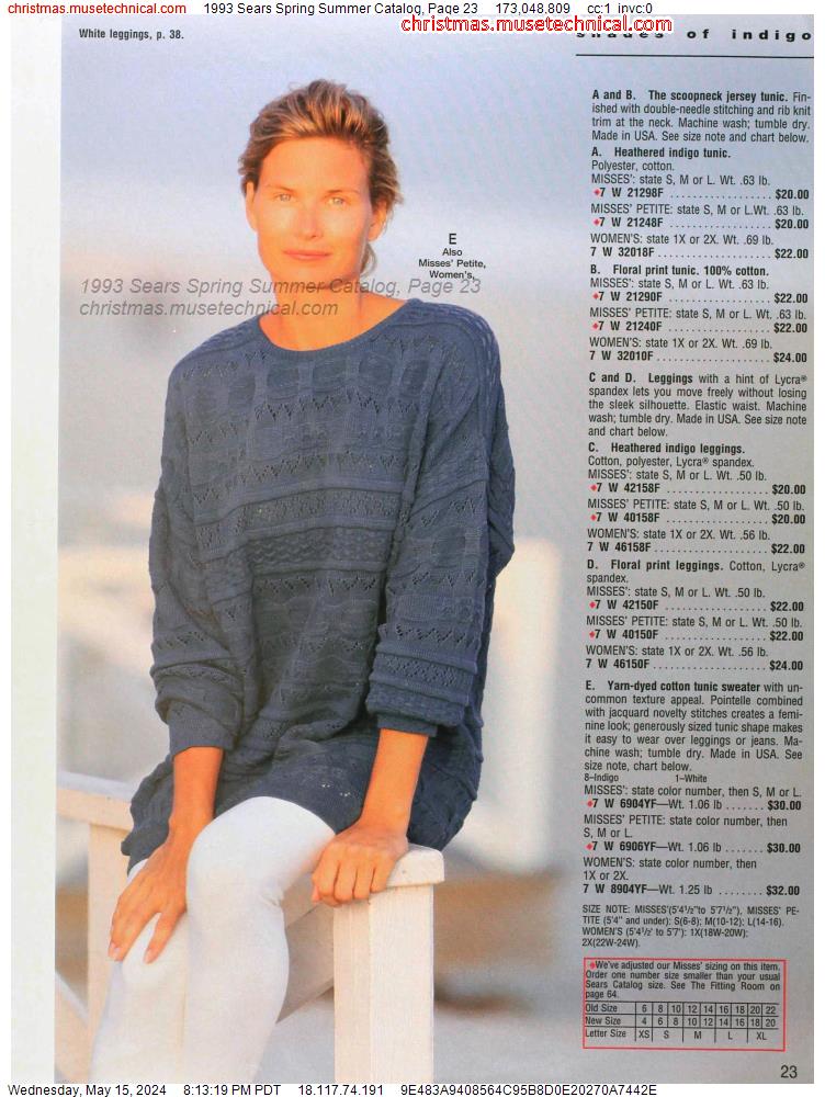 1993 Sears Spring Summer Catalog, Page 23