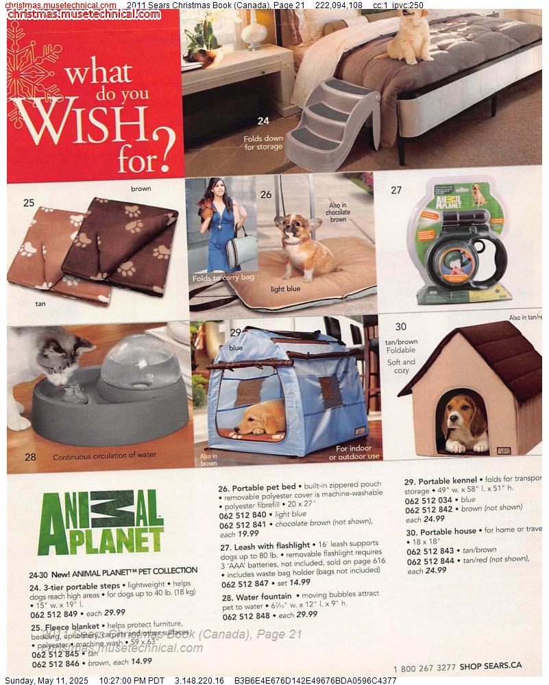 2011 Sears Christmas Book (Canada), Page 21