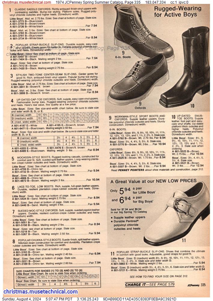 1974 JCPenney Spring Summer Catalog, Page 335
