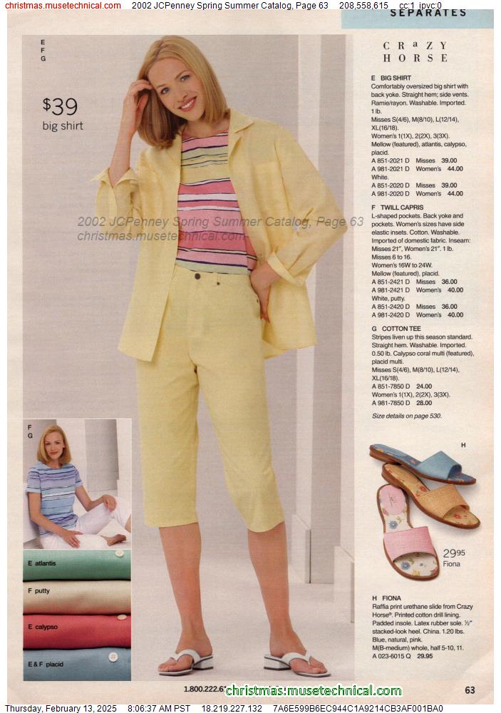 2002 JCPenney Spring Summer Catalog, Page 63