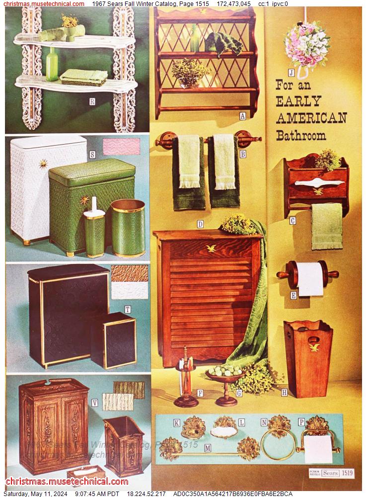 1967 Sears Fall Winter Catalog, Page 1515