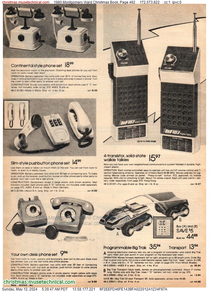 1980 Montgomery Ward Christmas Book, Page 462