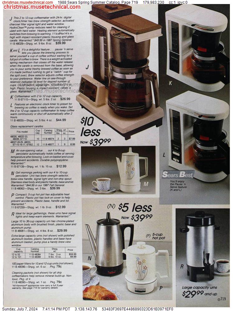 1988 Sears Spring Summer Catalog, Page 719
