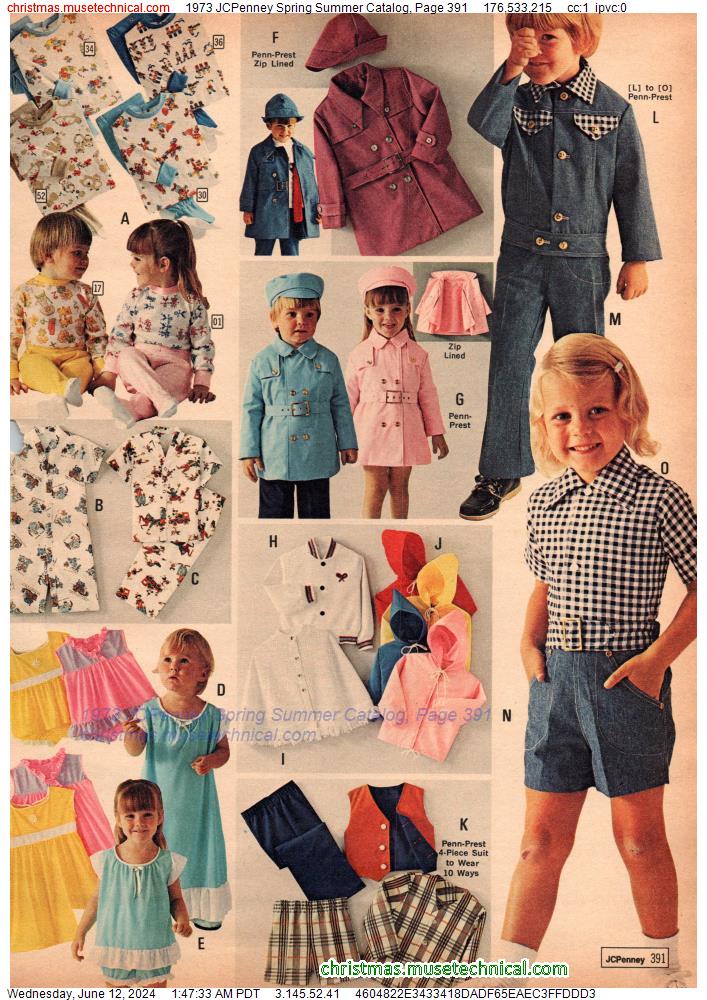 1973 JCPenney Spring Summer Catalog, Page 391