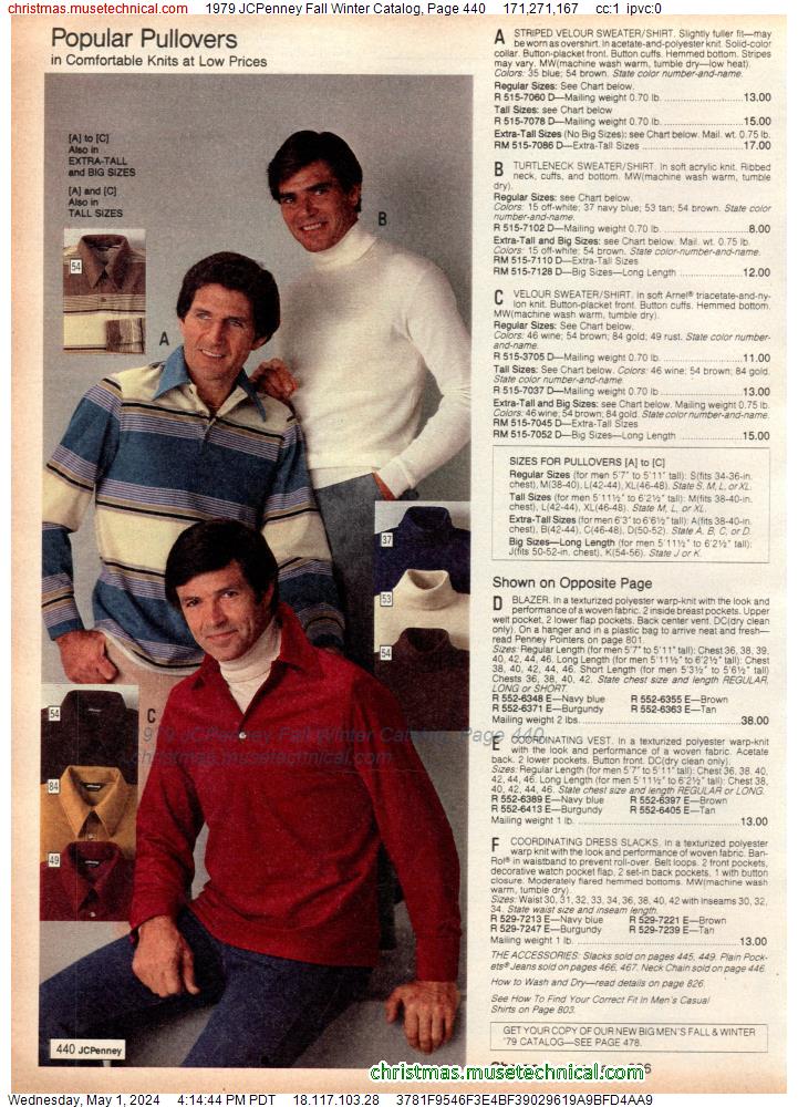 1979 JCPenney Fall Winter Catalog, Page 440