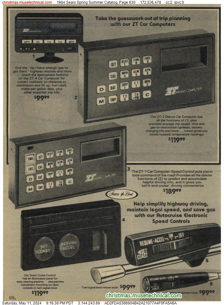 1984 Sears Spring Summer Catalog, Page 630
