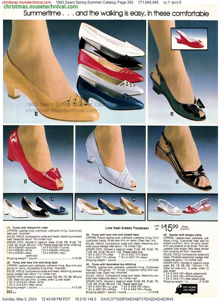 1983 Sears Spring Summer Catalog, Page 362