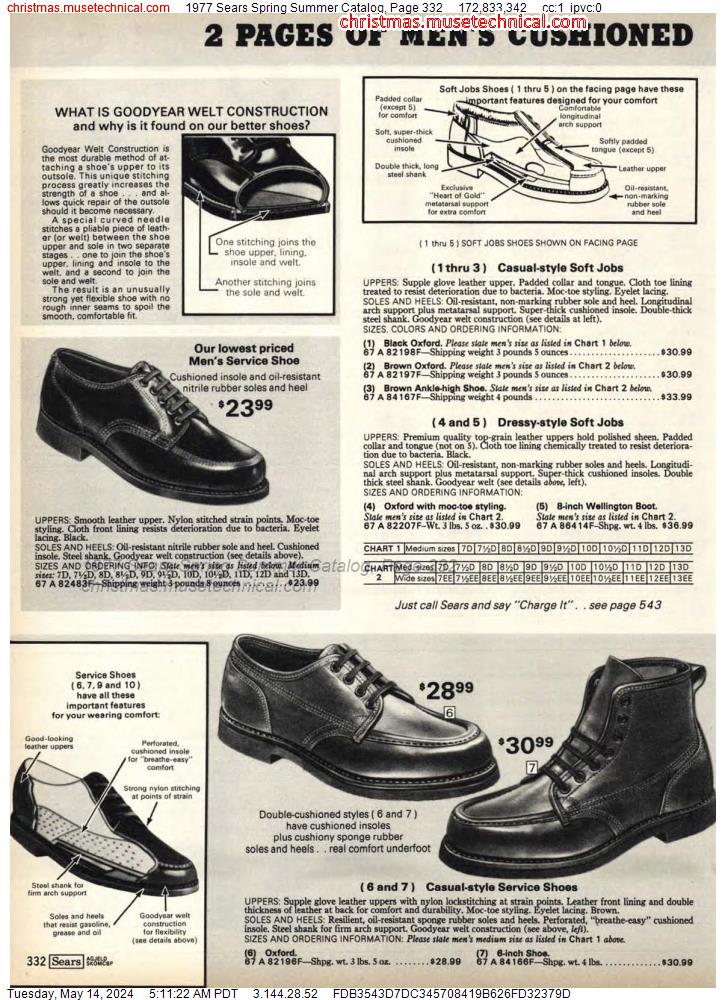 1977 Sears Spring Summer Catalog, Page 332