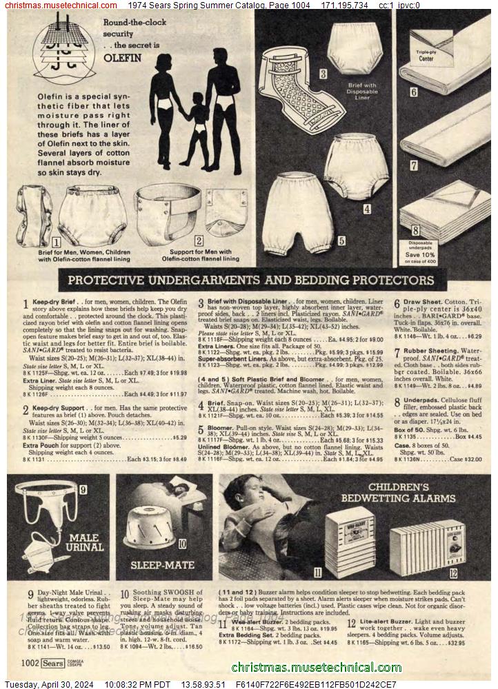 1974 Sears Spring Summer Catalog, Page 1004