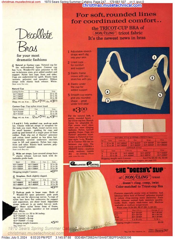 1970 Sears Spring Summer Catalog, Page 247
