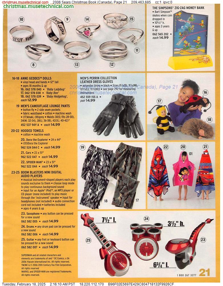 2006 Sears Christmas Book (Canada), Page 21