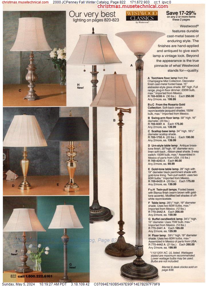 2000 JCPenney Fall Winter Catalog, Page 822