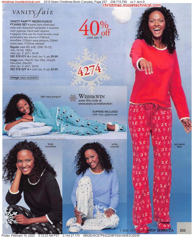 2010 Sears Christmas Book (Canada), Page 257