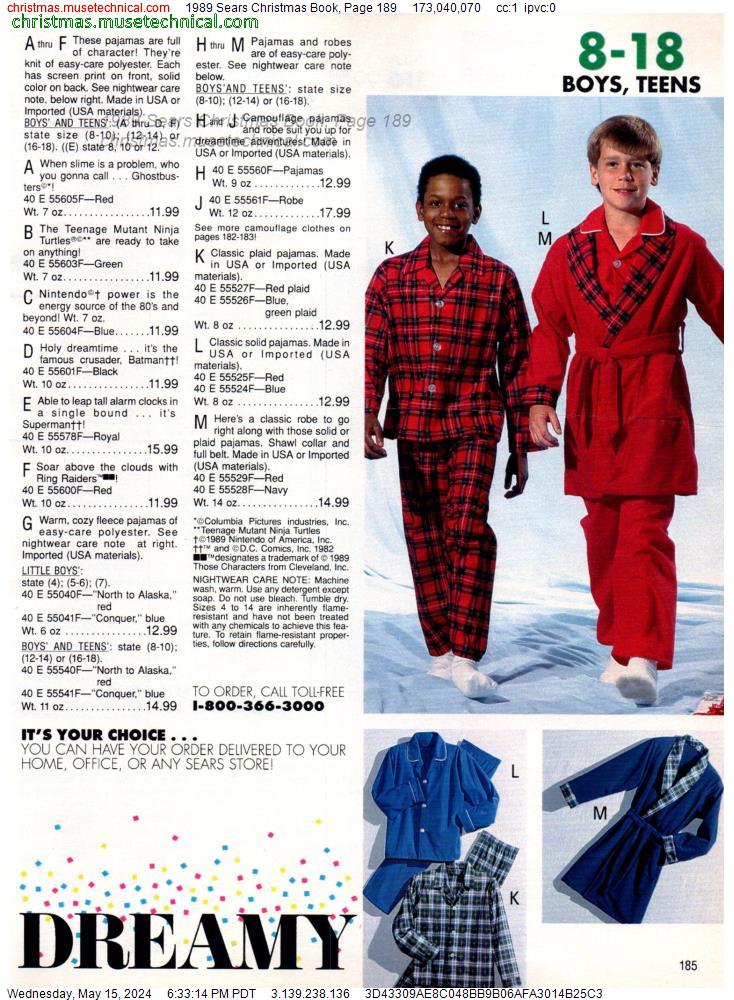 1989 Sears Christmas Book, Page 189