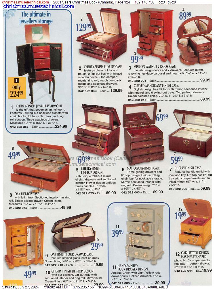 2001 Sears Christmas Book (Canada), Page 124