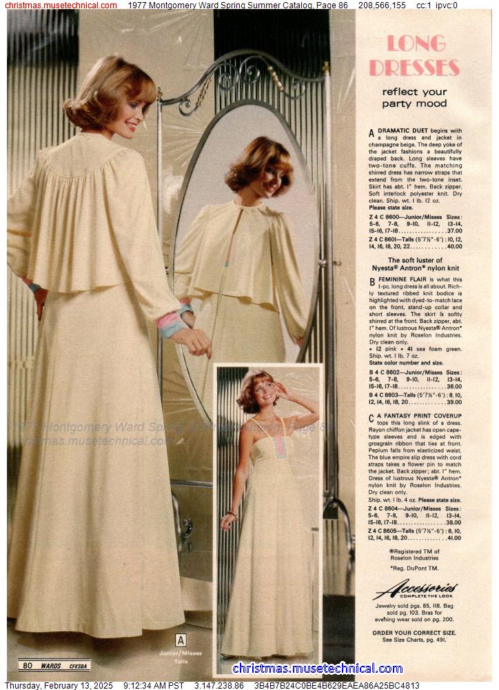 1977 Montgomery Ward Spring Summer Catalog, Page 86