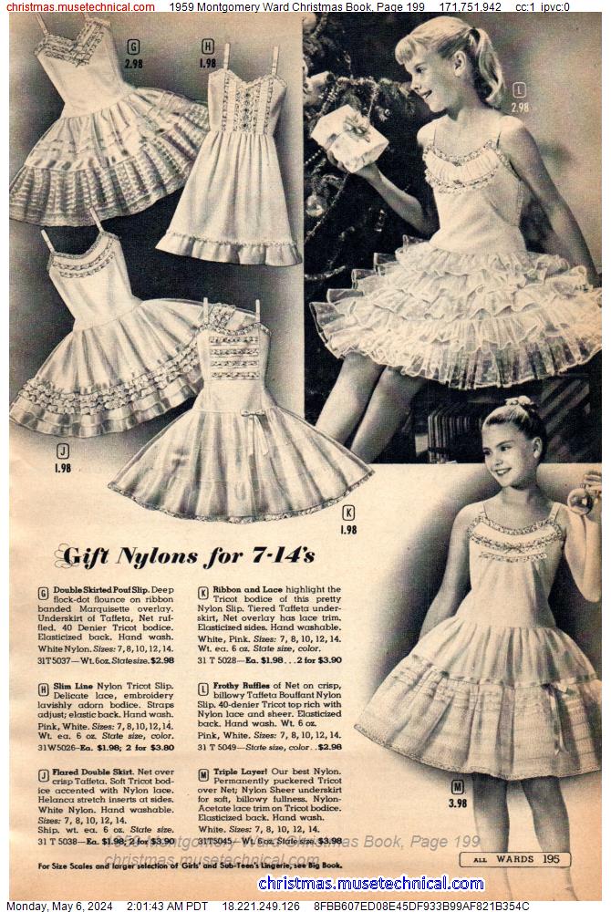 1959 Montgomery Ward Christmas Book, Page 199