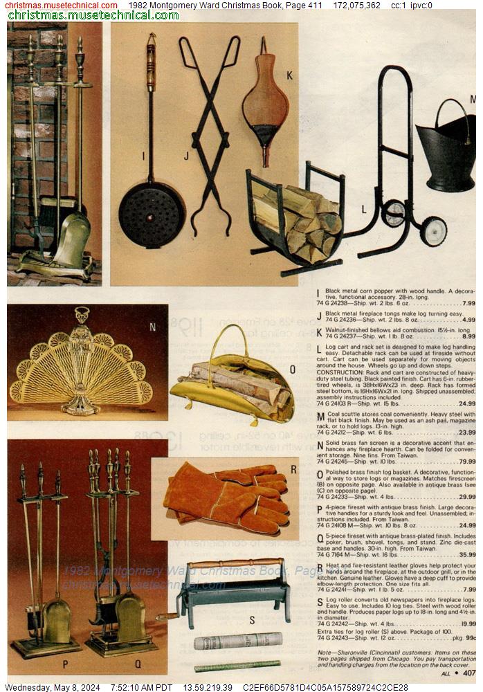 1982 Montgomery Ward Christmas Book, Page 411