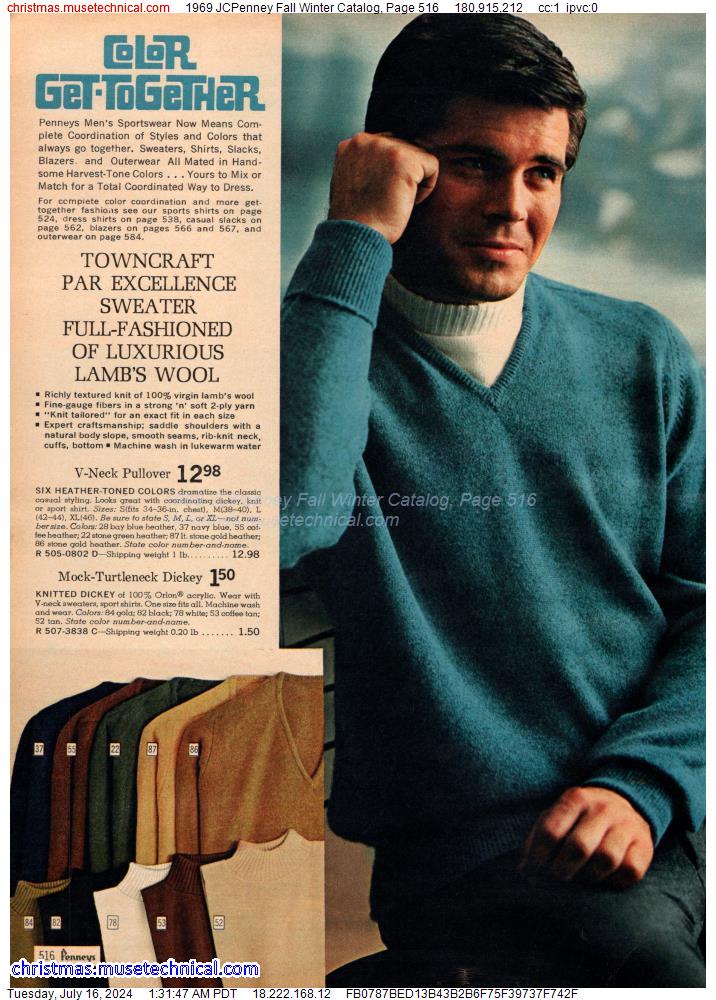 1969 JCPenney Fall Winter Catalog, Page 516
