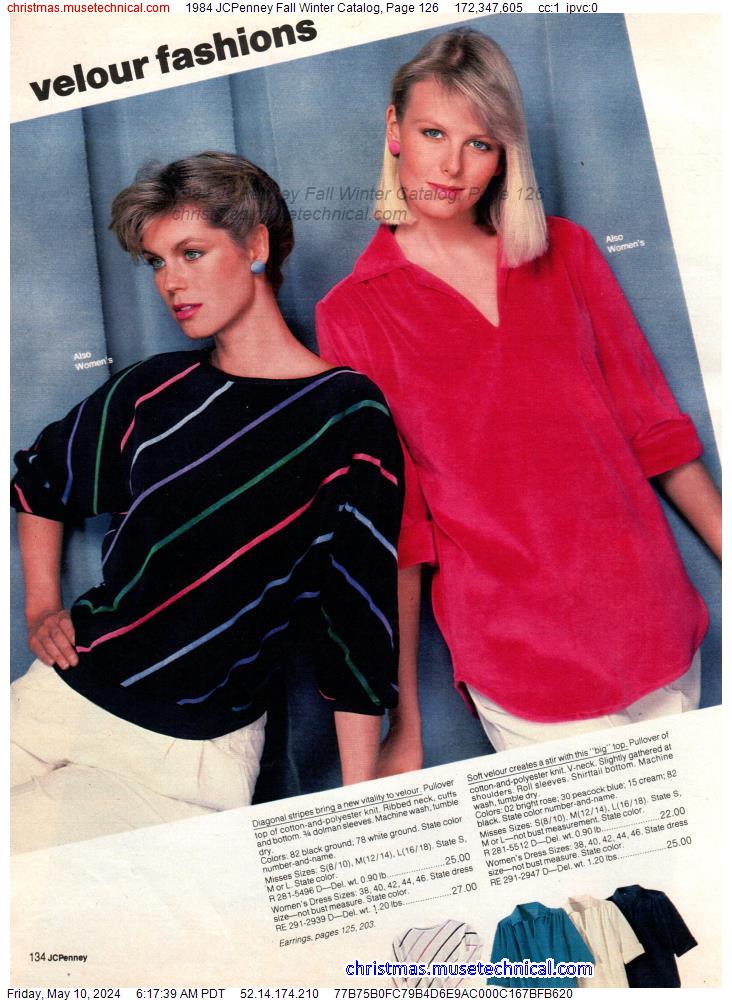 1984 JCPenney Fall Winter Catalog, Page 126
